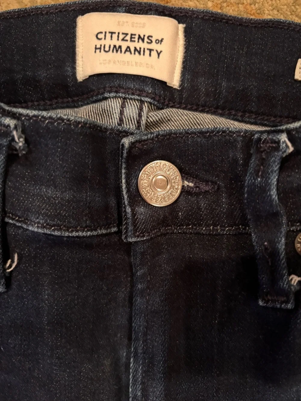 Citizens of Humanity Rocket Jeans Women’s 24 Dark Wash High Rise Skinny Stretch